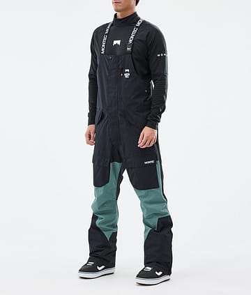 Montec Fawk Pantaloni Snowboard Uomo Black/Atlantic