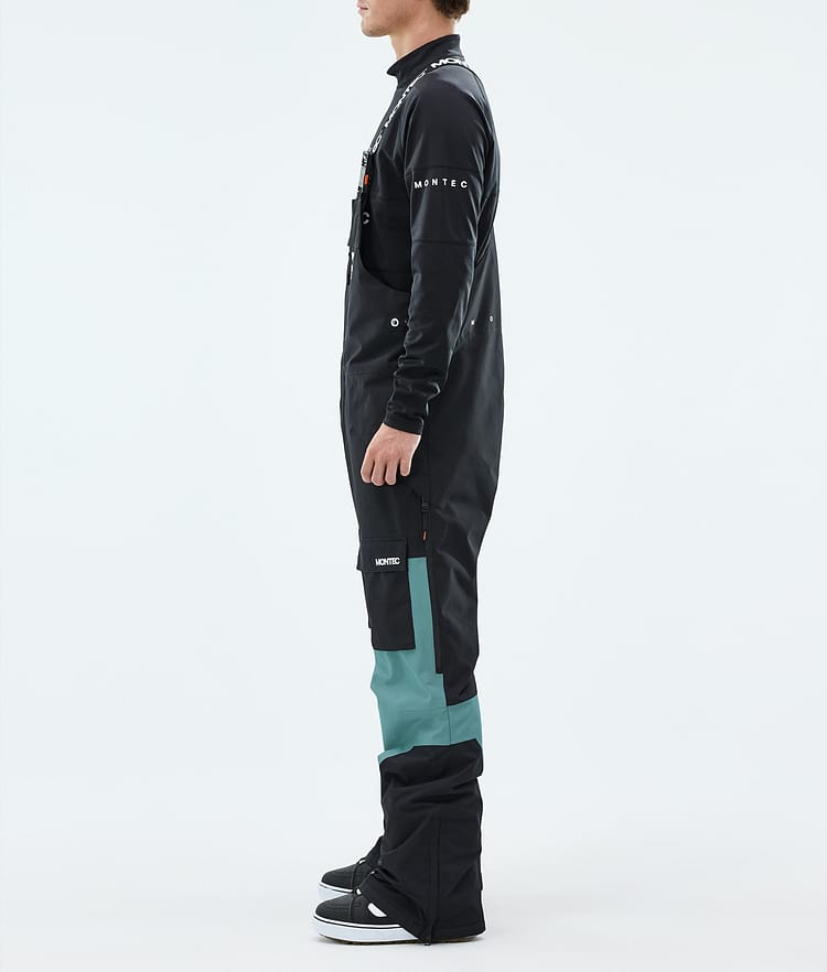 Montec Fawk Snowboard Pants Men Black/Atlantic Renewed, Image 2 of 6
