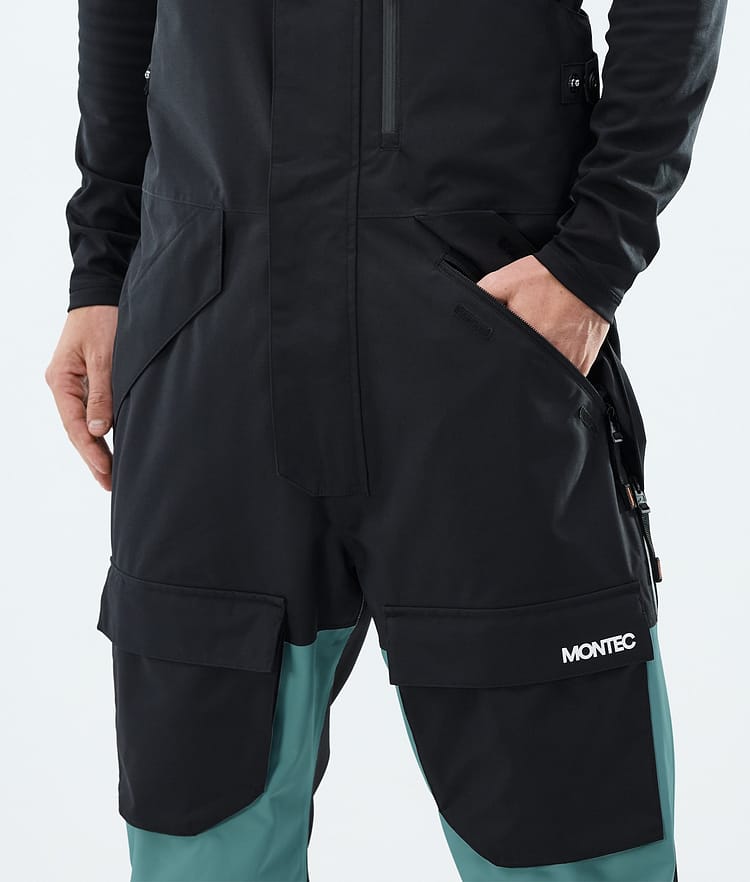 Montec Fawk Snowboard Pants Men Black/Atlantic Renewed, Image 4 of 6