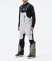 Montec Fawk Snowboard Bukser Herre Light Grey/Black/Greenish