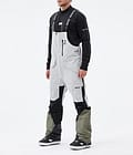 Montec Fawk Pantalon de Snowboard Homme Light Grey/Black/Greenish