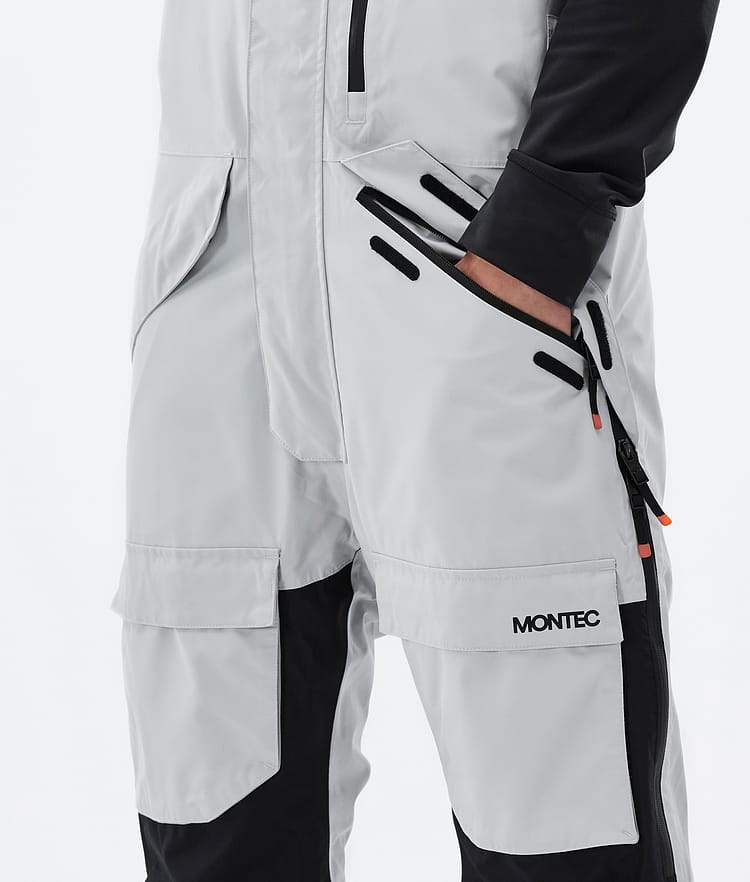 Montec Fawk Pantalon de Ski Homme Light Grey/Black/Greenish, Image 4 sur 6
