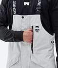 Montec Fawk Pantalon de Snowboard Homme Light Grey/Black/Greenish, Image 5 sur 6