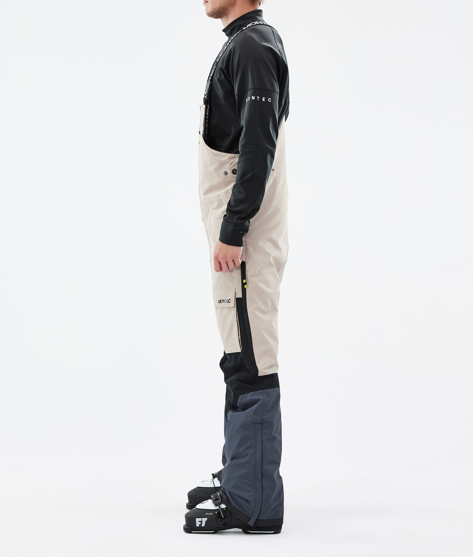 Montec Fawk Pantaloni Sci Uomo Sand/Black/Metal Blue, Immagine 2 di 6