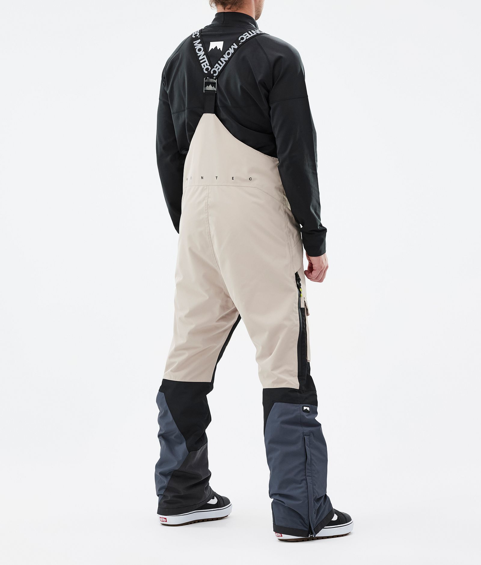 Montec Fawk Pantalon de Snowboard Homme Sand/Black/Metal Blue, Image 3 sur 6