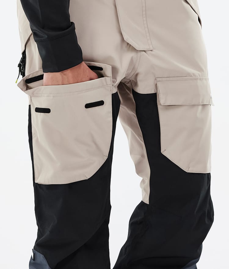 Montec Fawk Ski Pants Men Sand/Black/Metal Blue