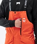 Montec Fawk Snowboard Pants Men Orange/Black/Metal Blue, Image 5 of 6