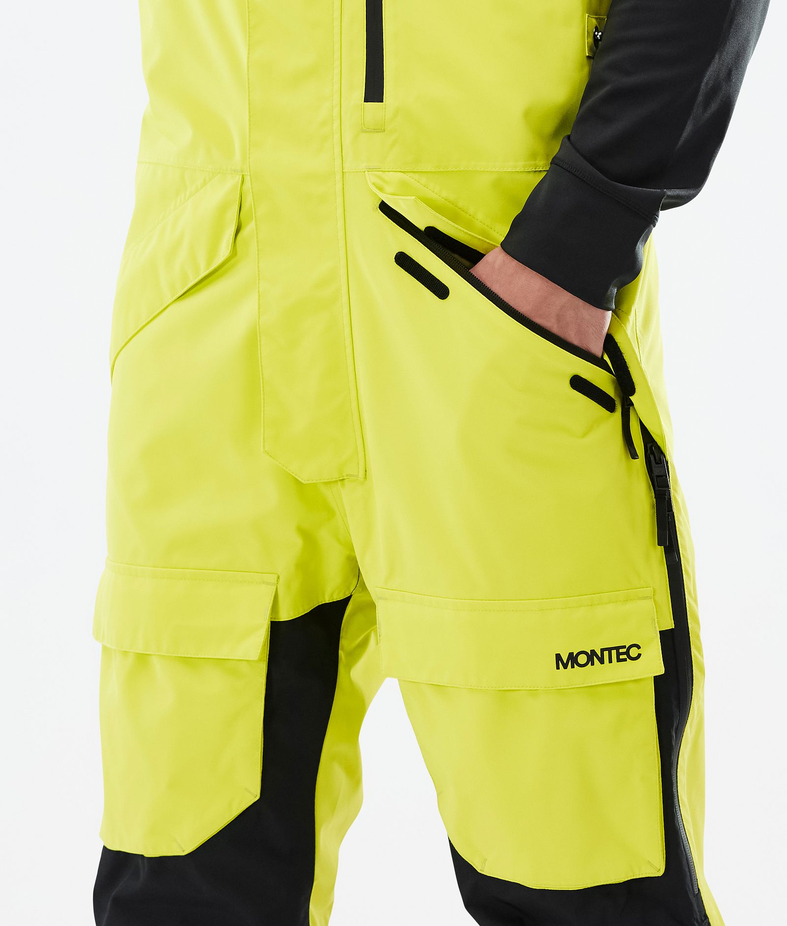 Montec Fawk Ski Pants Men Bright Yellow/Black/Phantom, Image 4 of 6