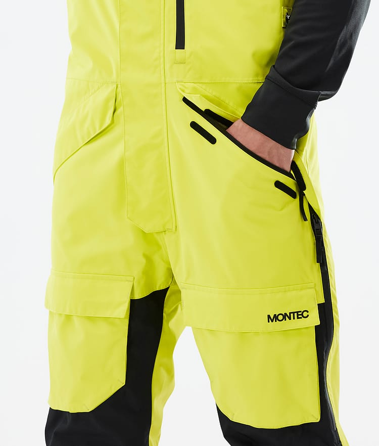 Montec Fawk Spodnie Snowboardowe Mężczyźni Bright Yellow/Black/Phantom, Zdjęcie 4 z 6