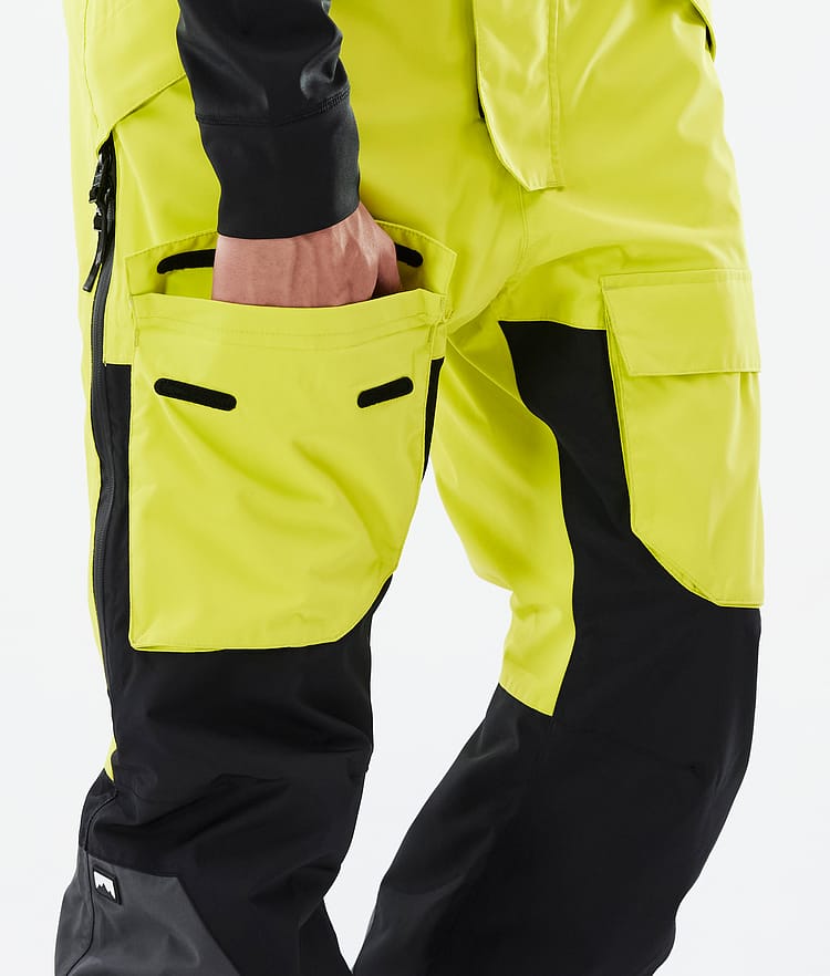 Montec Fawk Spodnie Snowboardowe Mężczyźni Bright Yellow/Black/Phantom, Zdjęcie 6 z 6