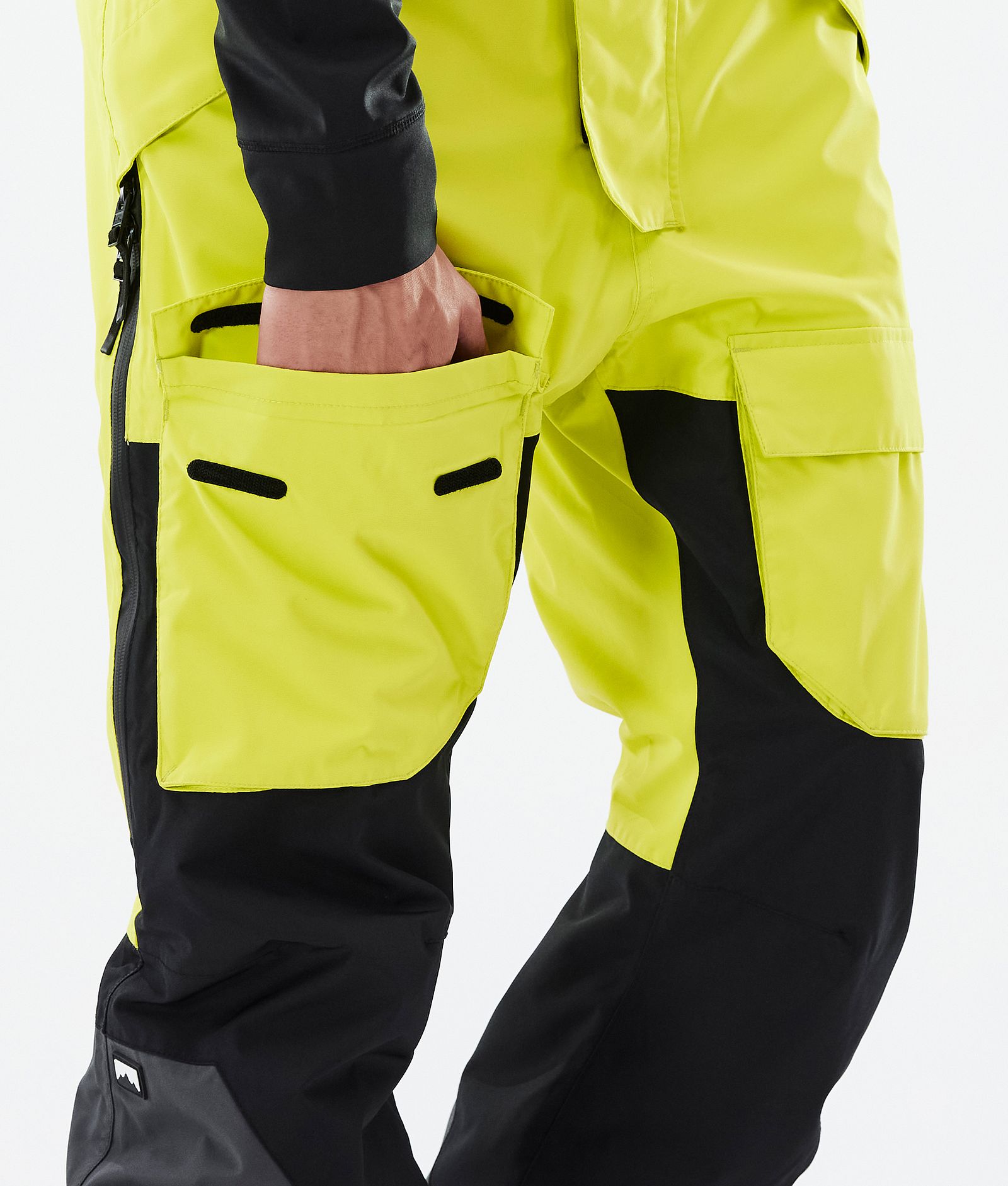 Montec Fawk Pantalon de Snowboard Homme Bright Yellow/Black/Phantom Renewed