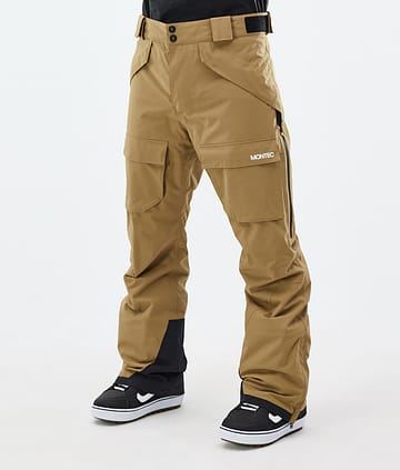 Montec Kirin Pantaloni Snowboard Uomo Gold