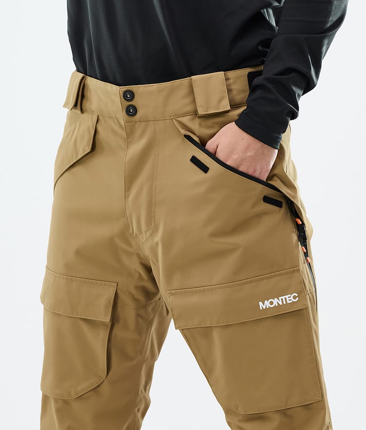 Montec Kirin Snowboard Broek Heren Gold, Afbeelding 4 van 5