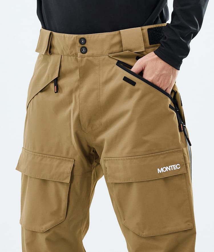 Montec Kirin Snowboard Pants Men Gold Renewed, Image 4 of 5