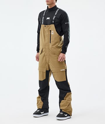 Montec Fawk Pantaloni Snowboard Uomo Gold/Black