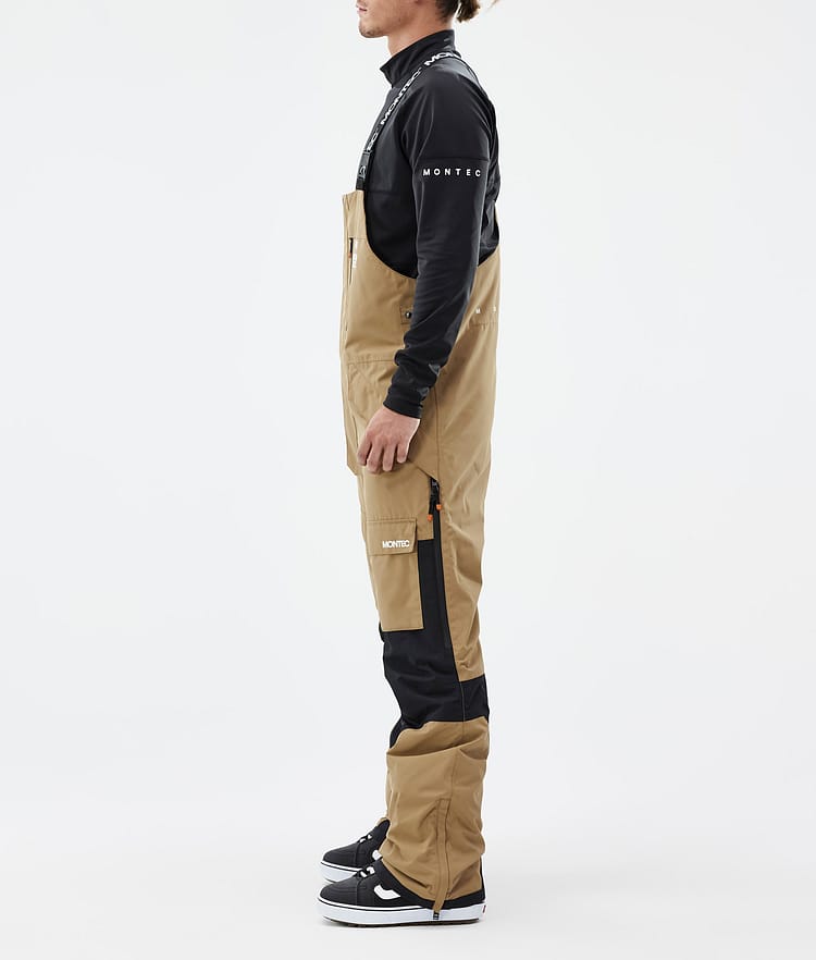 Montec Fawk Snowboard Pants Men Gold/Black, Image 3 of 7