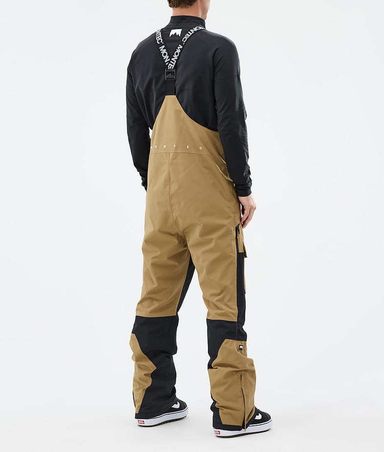 Montec Fawk Snowboard Broek Heren Gold/Black, Afbeelding 3 van 6