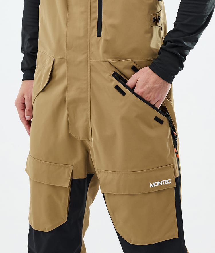 Montec Fawk Snowboard Broek Heren Gold/Black, Afbeelding 4 van 6