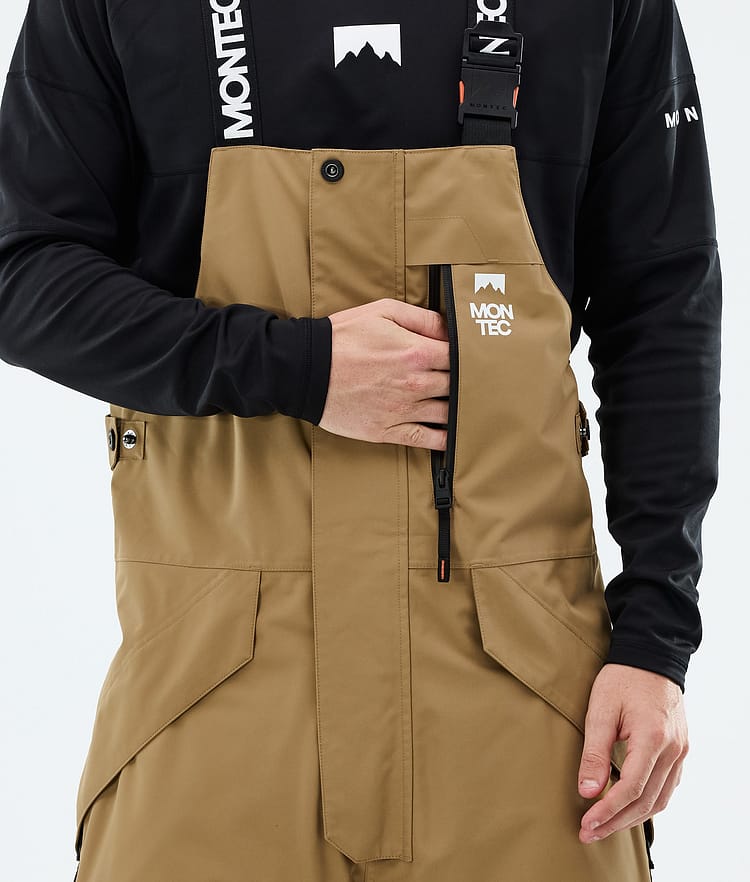 Montec Fawk Skibroek Heren Gold/Black, Afbeelding 6 van 7