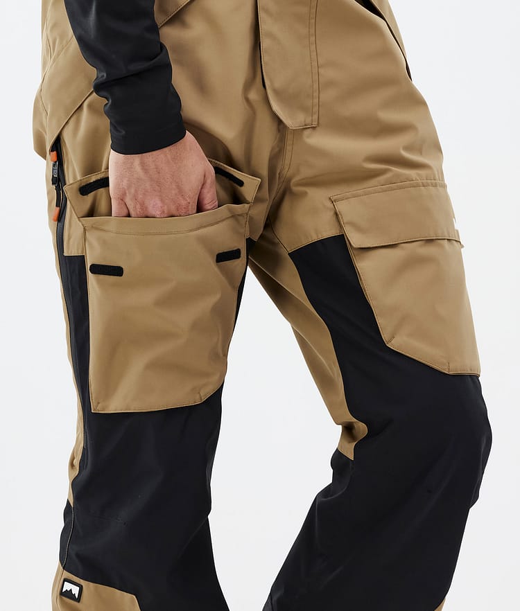 Montec Fawk Snowboard Pants Men Gold/Black, Image 7 of 7