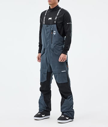 Montec Fawk Pantaloni Snowboard Uomo Metal Blue/Black
