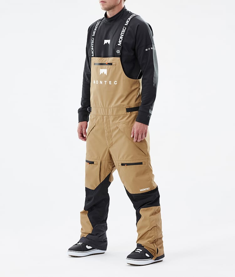 Montec Arch Pantaloni Snowboard Uomo Gold/Black, Immagine 1 di 6