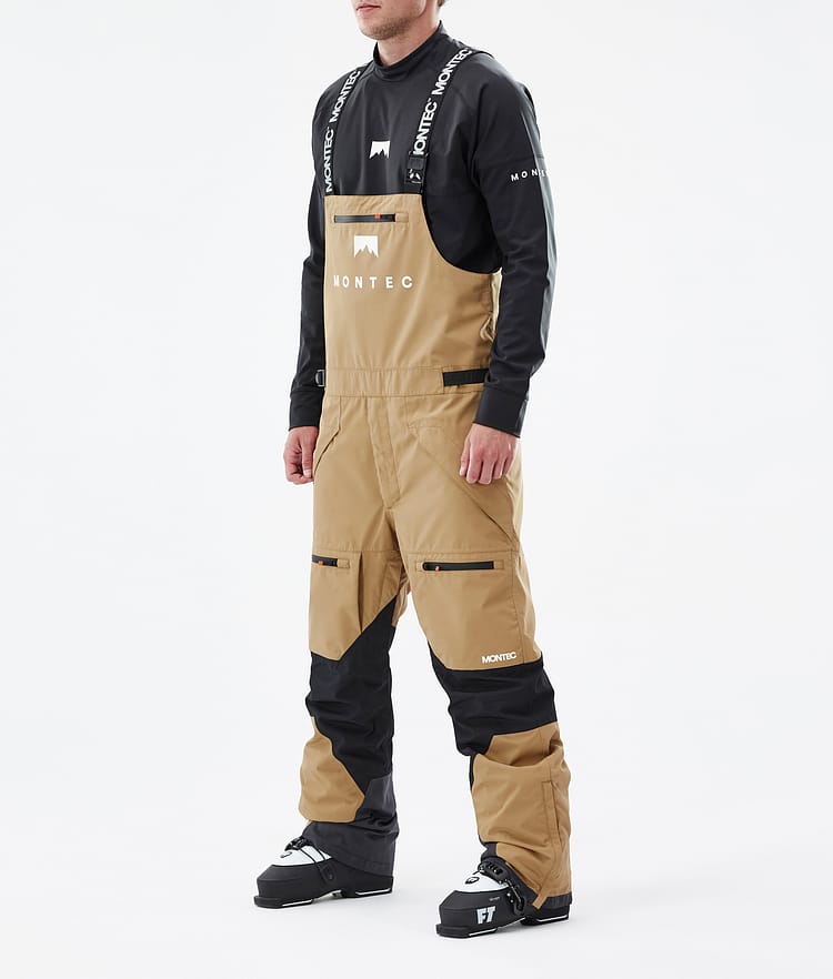Montec Arch Pantalon de Ski Homme Gold/Black, Image 1 sur 6