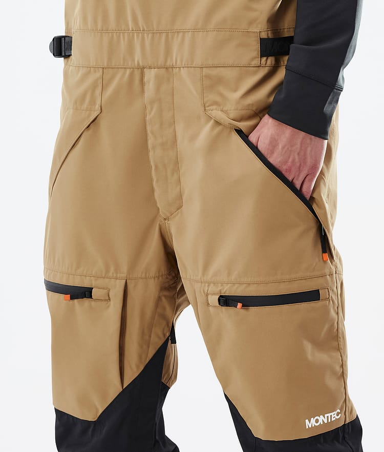 Montec Arch Pantalon de Snowboard Homme Gold/Black, Image 4 sur 6