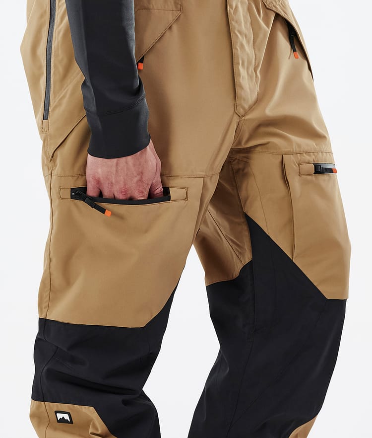 Montec Arch Pantalon de Ski Homme Gold/Black, Image 6 sur 6