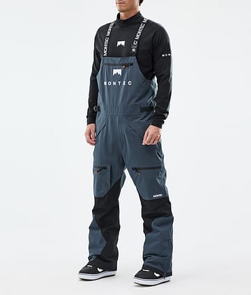 Montec Arch Pantaloni Snowboard Uomo Metal Blue/Black