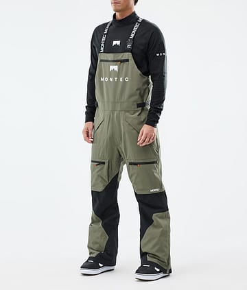 Montec Arch Pantaloni Snowboard Uomo Greenish/Black