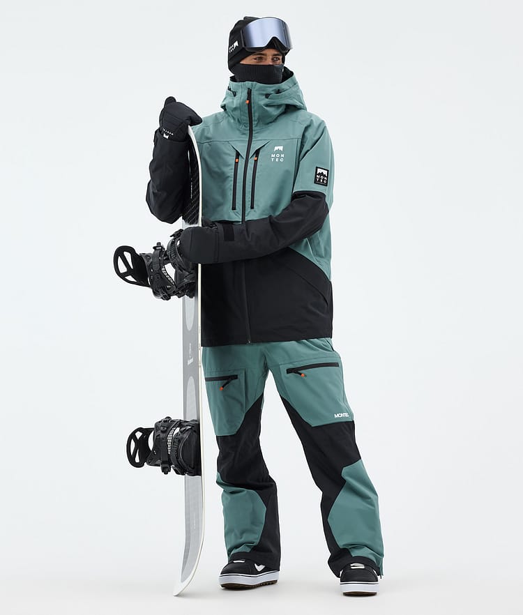 Montec Arch Pantalon de Snowboard Homme Atlantic/Black, Image 2 sur 7
