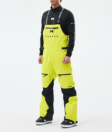 Montec Arch Pantaloni Snowboard Uomo Bright Yellow/Black