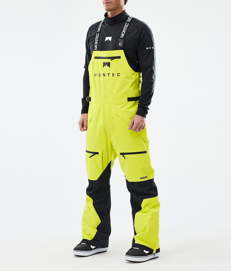 Montec Arch Snowboard Broek Heren Bright Yellow/Black, Afbeelding 1 van 6