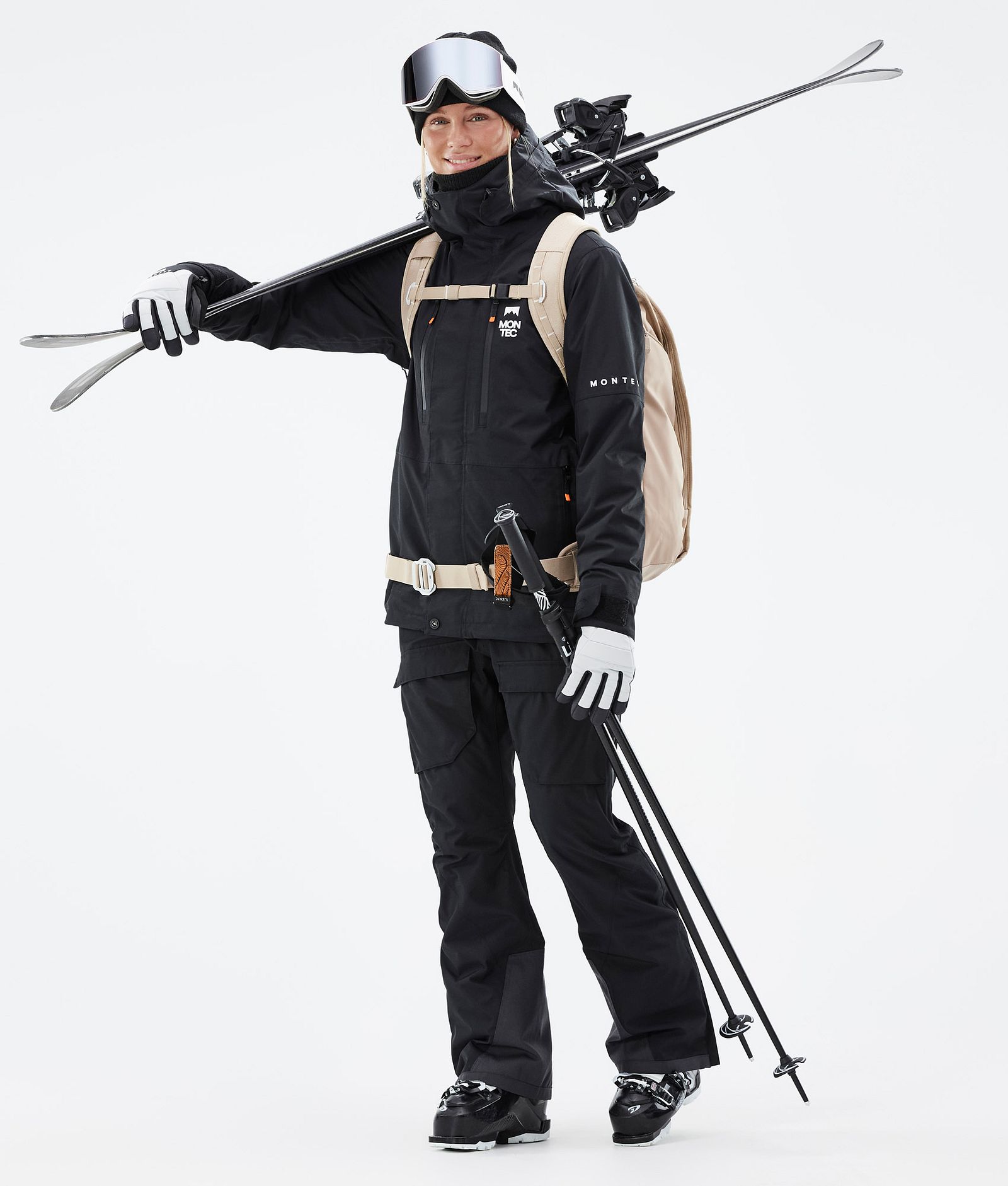 Montec Fawk W Veste de Ski Femme Black, Image 3 sur 10