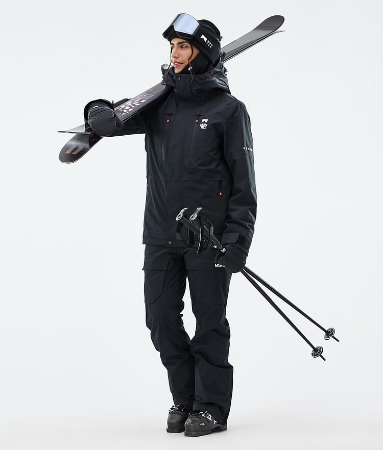Montec Fawk W Ski jas Dames Black, Afbeelding 3 van 10