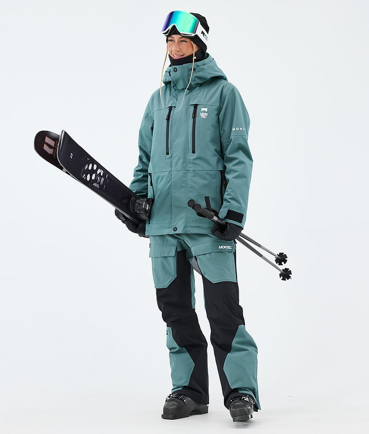 Montec Fawk W Veste de Ski Femme Atlantic, Image 2 of 9