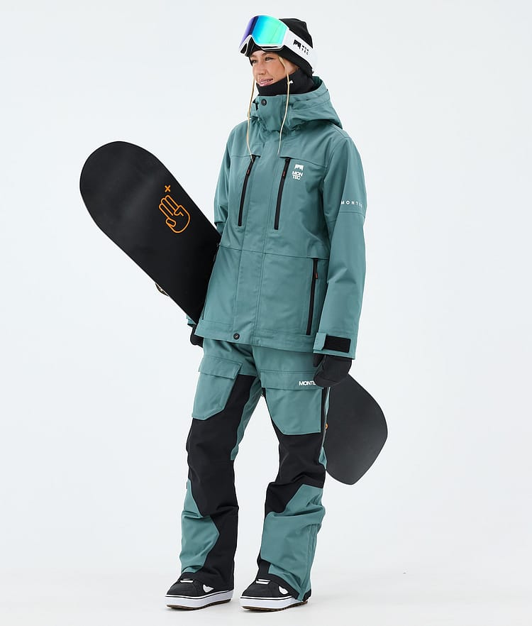 Montec Fawk W Veste Snowboard Femme Atlantic, Image 2 of 9