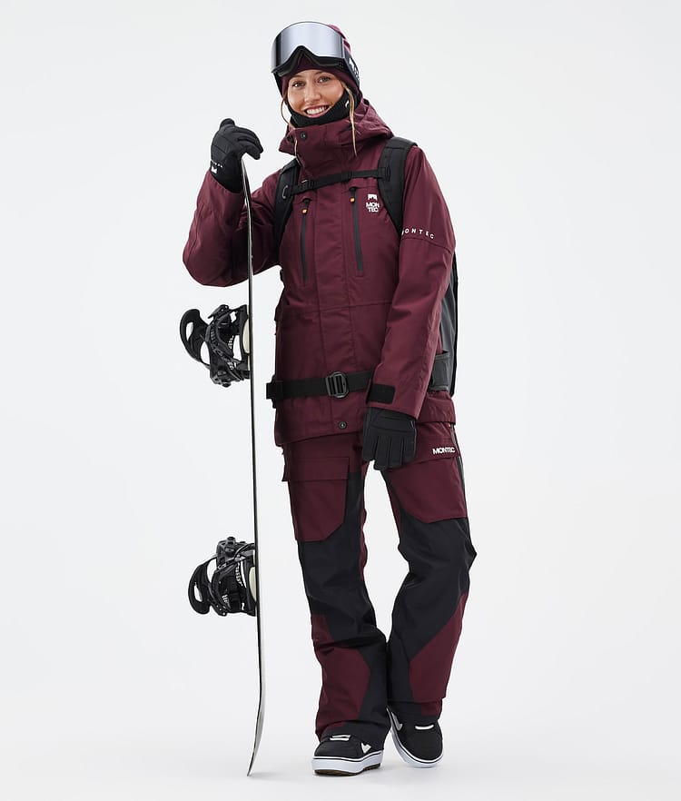 Montec Fawk W Snowboard jas Dames Burgundy, Afbeelding 3 van 10