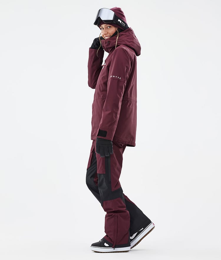 Montec Fawk W Giacca Snowboard Donna Burgundy Renewed, Immagine 4 di 10