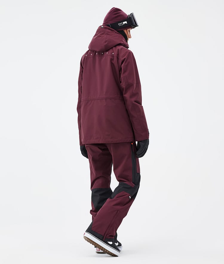 Montec Fawk W Snowboardjakke Dame Burgundy