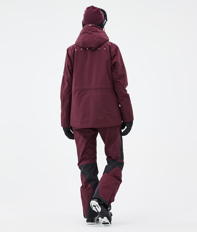 Montec Fawk W Ski jas Dames Burgundy