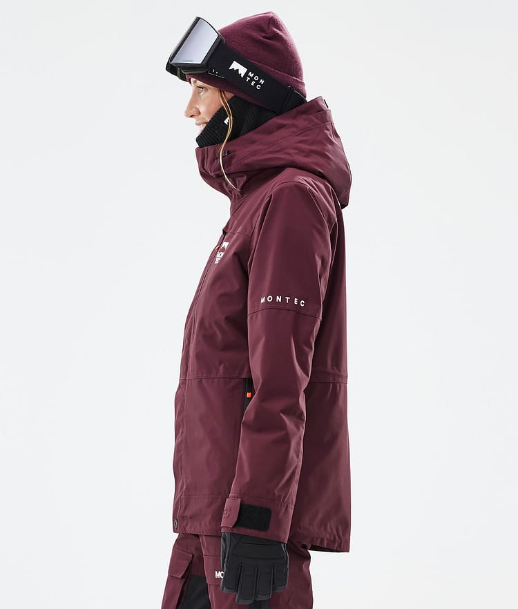 Montec Fawk W Snowboard jas Dames Burgundy, Afbeelding 6 van 10