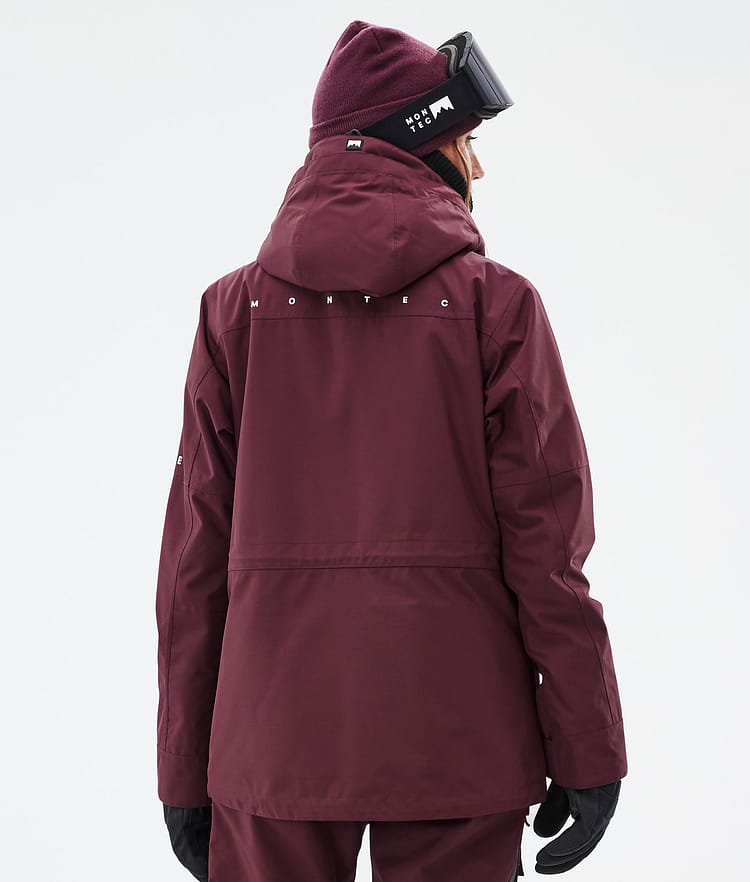 Montec Fawk W Snowboard Jacket Women Burgundy Renewed, Image 7 of 10