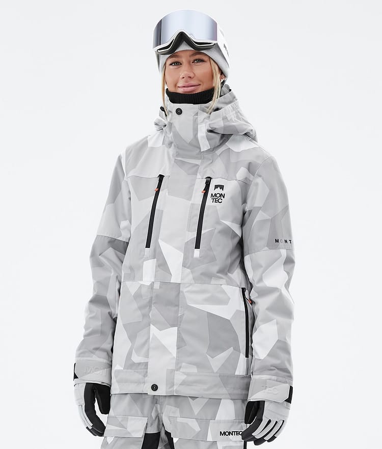 Montec Fawk W Snowboard jas Dames Snow Camo, Afbeelding 1 van 10