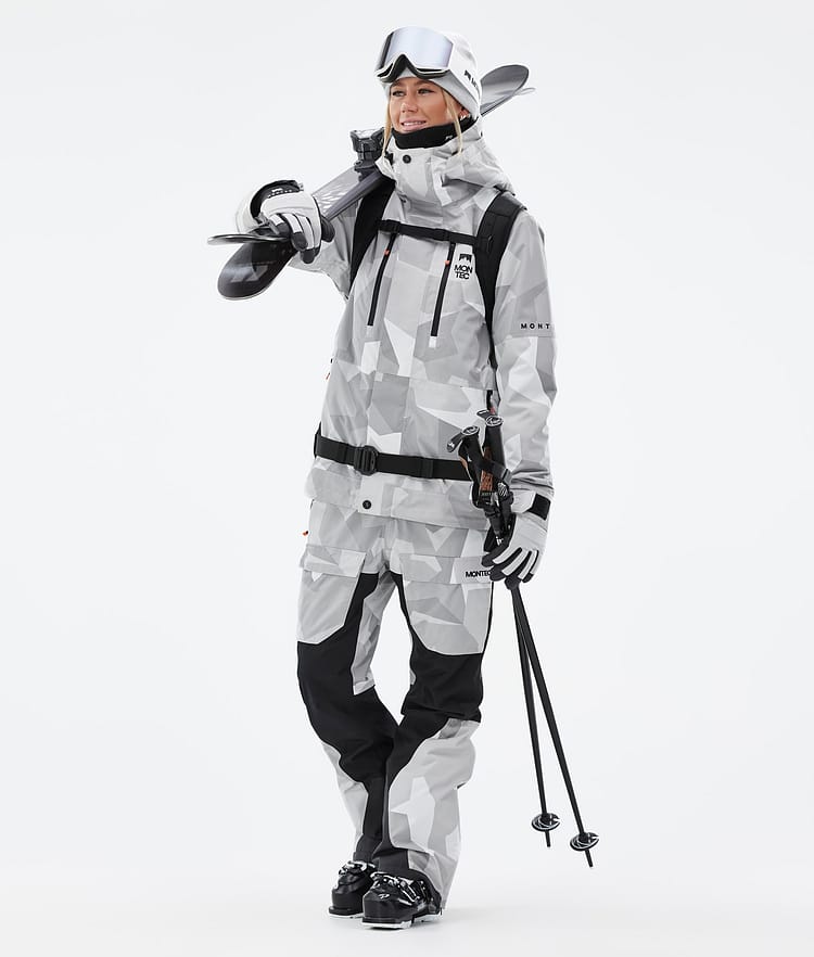 Montec Fawk W Veste de Ski Femme Snow Camo, Image 3 sur 10