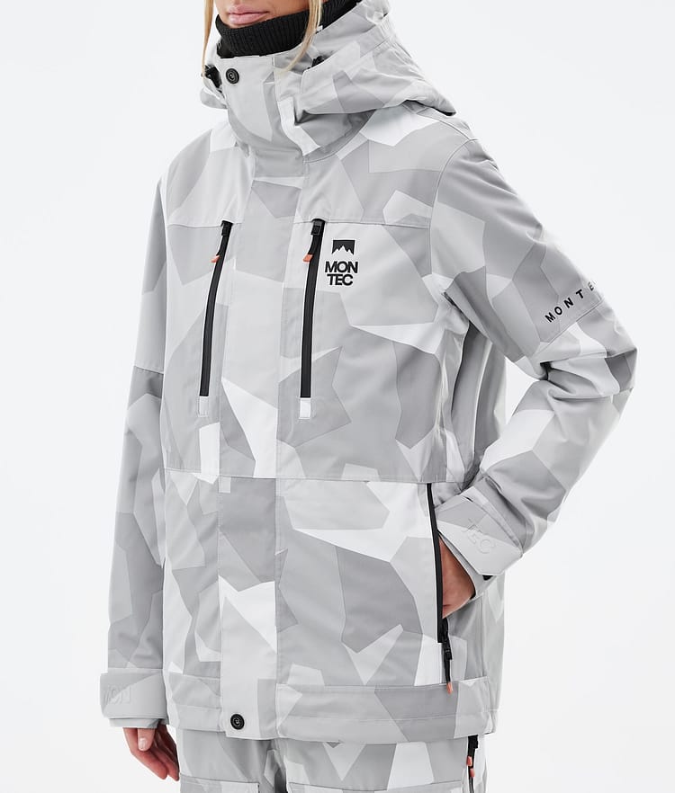 Montec Fawk W Kurtka Snowboardowa Kobiety Snow Camo, Zdjęcie 8 z 10