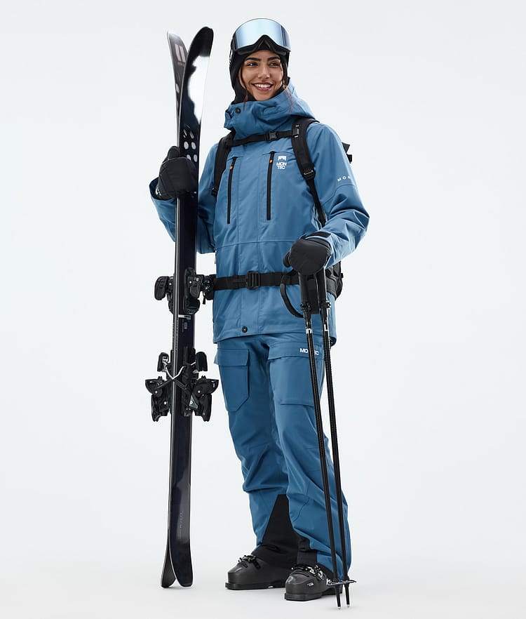 Montec Fawk W Ski jas Dames Blue Steel, Afbeelding 3 van 10