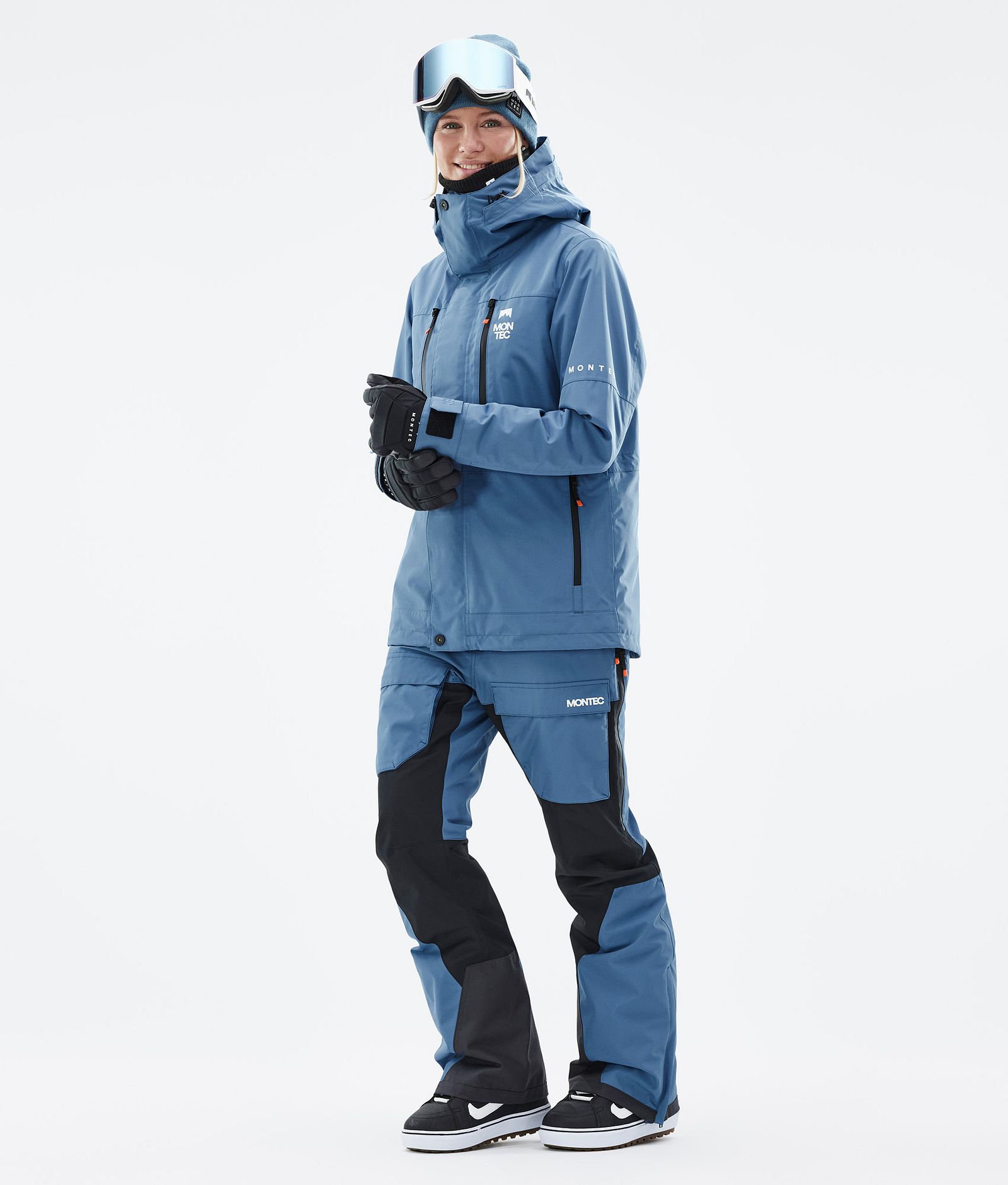 Montec Fawk W Snowboard Jacket Women Blue Steel