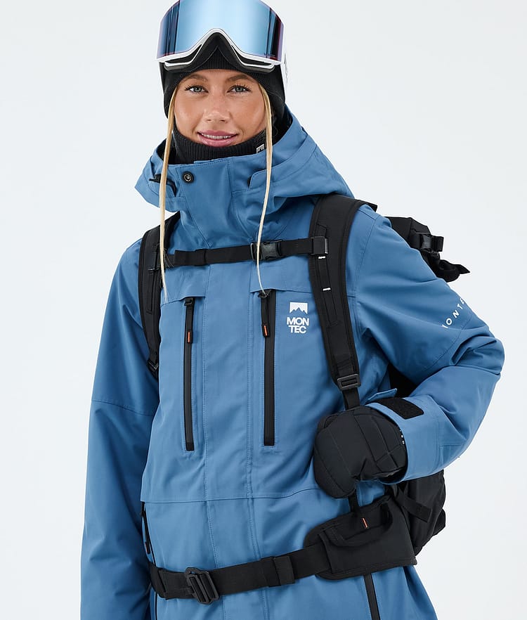 Montec Fawk W Veste de Ski Femme Blue Steel, Image 4 of 9